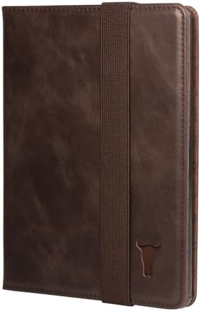 TORRO Case Compatible with Kindle Paperwhite/Paperwhite Signature Edition (6.8” – 11th Gen, 2021) – Premium Leather Case Compatible with Kindle Paperwhite with Wake/Sleep Function (Dark Brown)