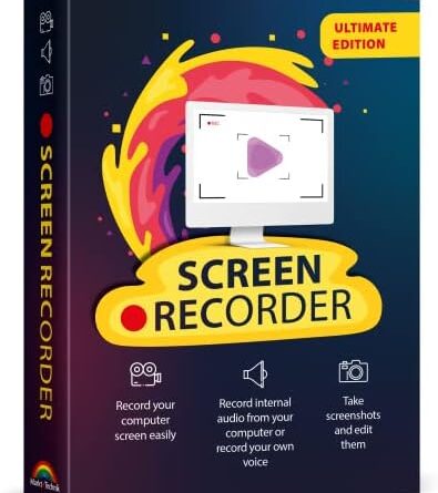 Screen recorder software for PC – record videos and take screenshots from your computer screen – compatible with Windows 11, 10, 8, 7