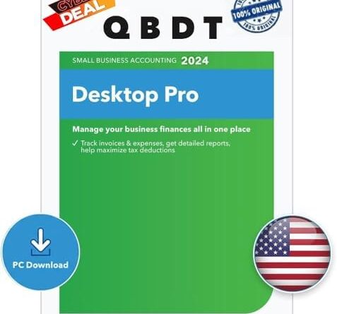 Quick – Books Desktop Pro 2024 | | NO DVD | Lifetime License | Delivered via Amazon Message (Within 1-12hrs) | Only PC