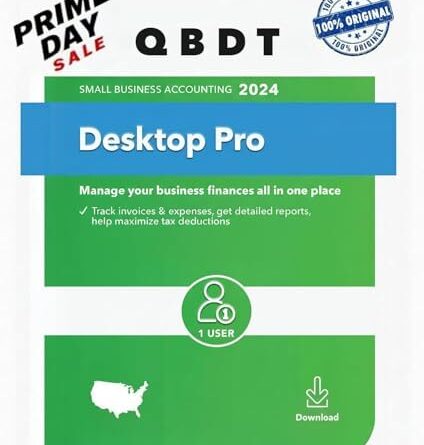 Quick – Books Desktop Pro 2024 for Windows PC | 1 User | Lifetime | NO DVD | Amazon Message Delivery(Within 12hrs) | 100% Money Back Guarantee