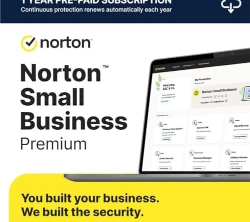 Norton Small Business Premium, 10 Devices – Protect What You’ve Built, 24/7 Business Tech Support, VPN, PC Cloud Backup, Business Antivirus Software, & Data Protection [Digital Download]