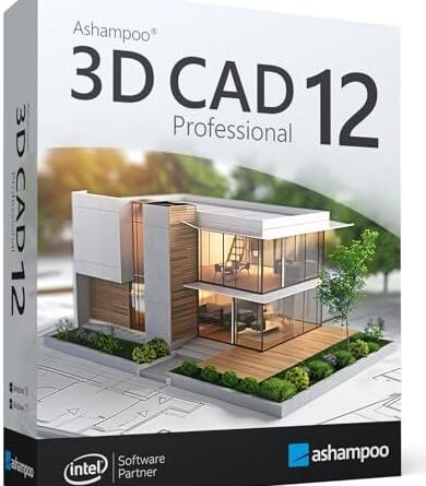 3D CAD 12 PRO – The professional CAD solution, from blueprints to interior design, Architecture for Win 11, 10