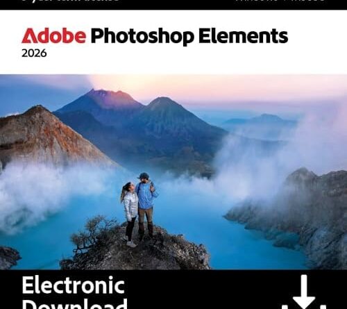 Adobe Photoshop Elements 2026 | Software Download | Photo Editing | 3-year term license | Activation Required [PC/Mac Online Code]