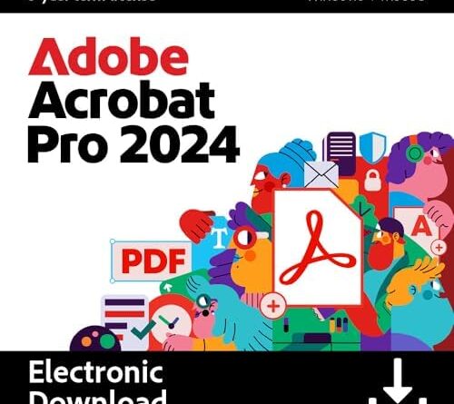 Adobe Acrobat Pro 2024| PC/Mac Code | Software Download | PDF Software | 3-year term license | non-renewing | Activation Required