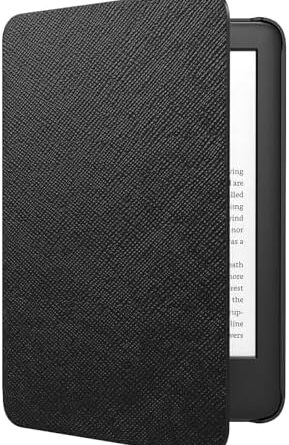 MoKo Case Fits 6″ All-New Kindle (11th Generation-2024/2022 Release), Lightweight Shell Cover with Auto Wake/Sleep for Kindle 2024/2022 11th Gen e-Reader, Black