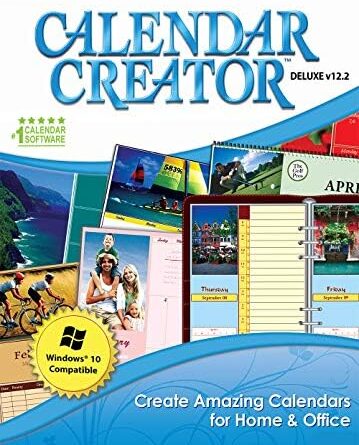 Calendar Creator Deluxe v12.2 [PC Download]