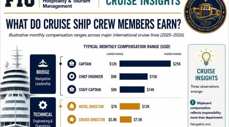 How Much Do Cruise Ship Crew Make? Here’s the Range, and Why It Varies